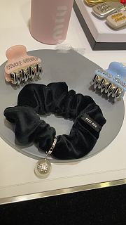 kitlife MiuMiu scrunchies black - 5