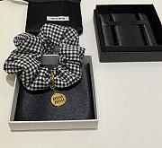kitlife MiuMiu scrunchies black caro - 1