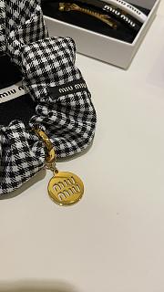 kitlife MiuMiu scrunchies black caro - 2