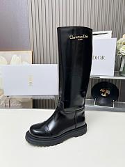 Kitlife Diorebel Boot Black Brushed Calfskin - The upper is 44 cm  - 3