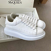 Alexander McQueen Oversized Low-Top Sneakers white - 1