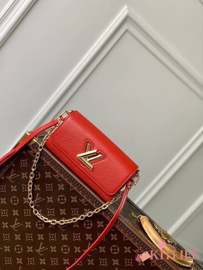 Kitlife Louis Vuitton Twist West Pochette red bag -19 x 10.5 x 6.5cm - 1