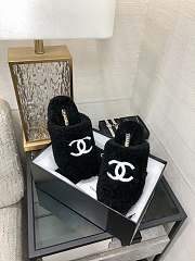 kitlife Chanel slippers black  - 2