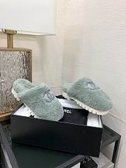 kitlife Chanel slippers green - 1