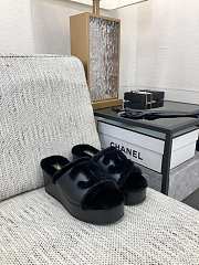 kitlife Chanel slippers black 01 - 1