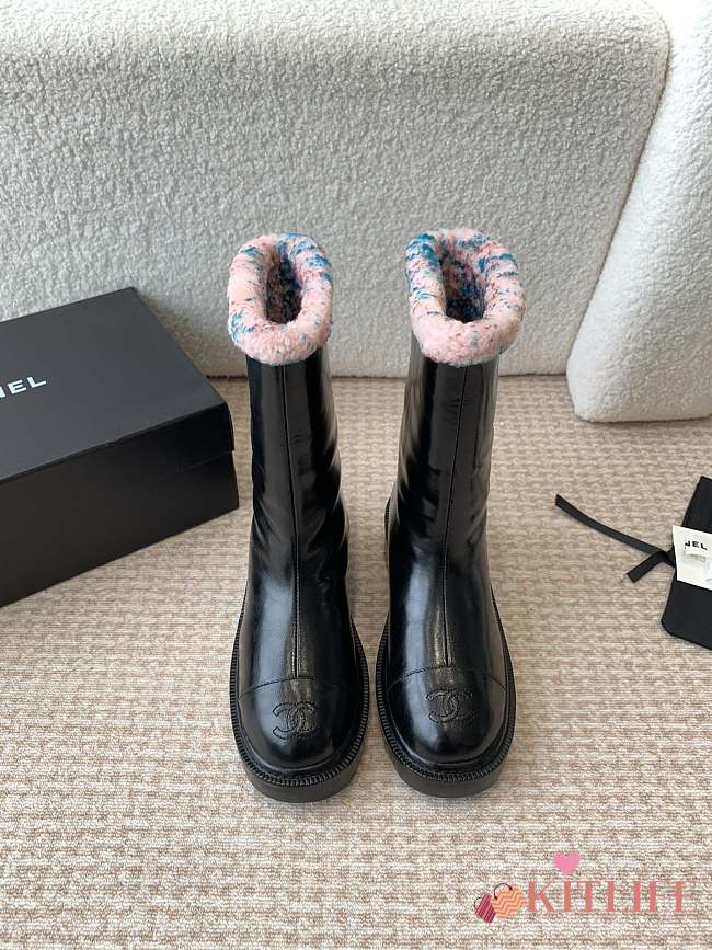 Kitlife Chanel boots black 05 - 1