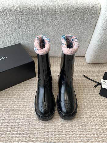 Kitlife Chanel boots black 05