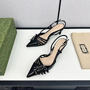 Gucci Women's slingback pump heels 6cm black - 6