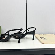 Gucci Women's slingback pump heels 6cm black - 5