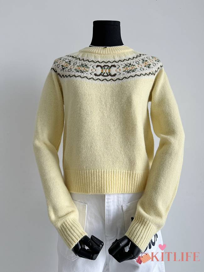 kitlife chanel sweater yellow - 1