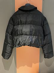 kitlife Louis Vuitton 1AFUII Cropped Monogram Puffer Jacket black - 2