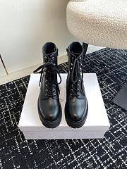 kitlife CELINE TRIOMPHE RANGERS MID LACE-UP BOOT in SHINY BULL black - 1