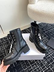 kitlife CELINE TRIOMPHE RANGERS MID LACE-UP BOOT in SHINY BULL black - 5