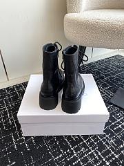 kitlife CELINE TRIOMPHE RANGERS MID LACE-UP BOOT in SHINY BULL black - 2