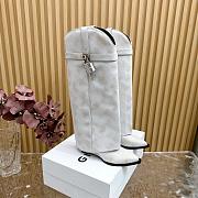 kitlife givenchy Shark Lock Cowboy boots in aged leather ivory - 6