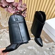 kitlife givenchy ankle boots soft leather black - 4