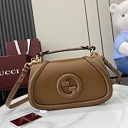 kitlife Gucci Blondie small top handle bag brown - 815714- 27 x 17 x 7cm - 1