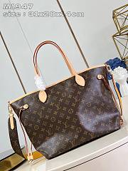 kitlife LV Neverfull Bandoulière Inside Out MM yellow M11947 -28 x 14 x 31 cm - 1