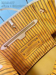 kitlife LV Neverfull Bandoulière Inside Out MM yellow M11947 -28 x 14 x 31 cm - 5
