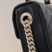 kitlife Gucci GG Marmont top handle bag black - 17 × 13 × 6 cm - 4