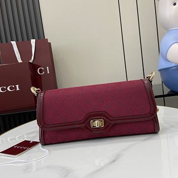 kitlife Gucci red bag - 12.5x 27.5x 6.5 cm