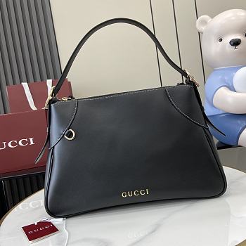 Kitlife gucci GG Emblem medium shoulder bag black - 37x238 cm