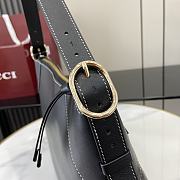 Kitlife gucci GG Emblem medium shoulder bag black - 37x238 cm - 4