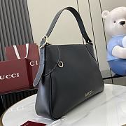 Kitlife gucci GG Emblem medium shoulder bag black - 37x238 cm - 3