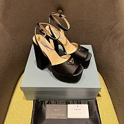 Kitlife Prada satin platform 135mm heels black - 1