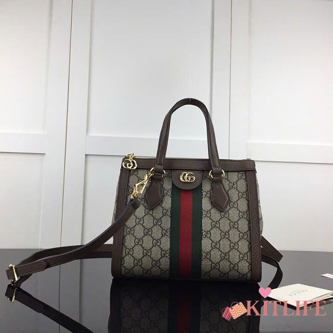 kitlife GUCCI Ophidia GG Small Tote Bag Handbag Shoulder - 24x20x10cm - 1