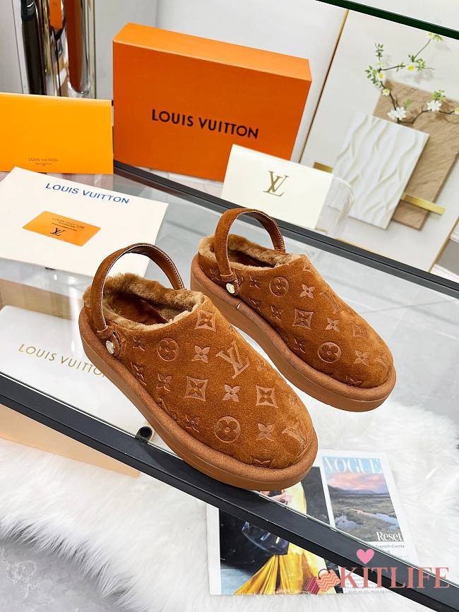 Louis Vuitton Aspen Platform Clog shoes brown - 1