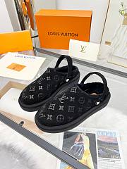 kitlife Louis Vuitton Aspen Platform Clog shoes black - 1