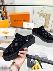 kitlife Louis Vuitton Aspen Platform Clog shoes black - 4