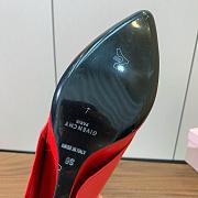 kitlife Givenchy Shark Lock Buckles leather ankle boots red - 3