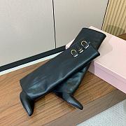 kitlife Givenchy Shark Lock Buckles leather ankle boots black - 3