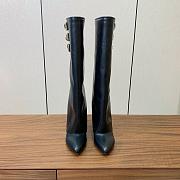 kitlife Givenchy Shark Lock Buckles leather ankle boots black - 2