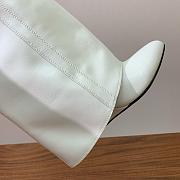kitlife Givenchy Shark Lock Buckles leather ankle boots white - 6