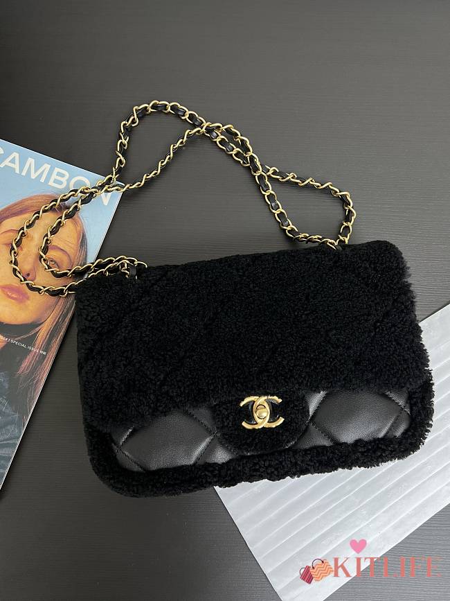 Kitlife Chanel flap bag new ss black - 16 x 23.5 x7.5 cm - 1
