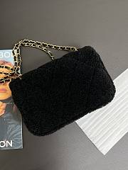 Kitlife Chanel flap bag new ss black - 16 x 23.5 x7.5 cm - 2