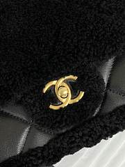 Kitlife Chanel flap bag new ss black - 16 x 23.5 x7.5 cm - 4