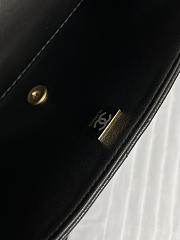 Kitlife Chanel flap bag new ss black - 16 x 23.5 x7.5 cm - 6