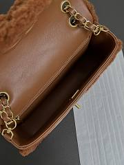 Kitlife Chanel flap bag new ss brown - 16 x 23.5 x7.5 cm  - 5