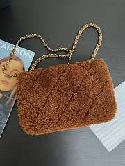 Kitlife Chanel flap bag new ss brown - 16 x 23.5 x7.5 cm  - 2