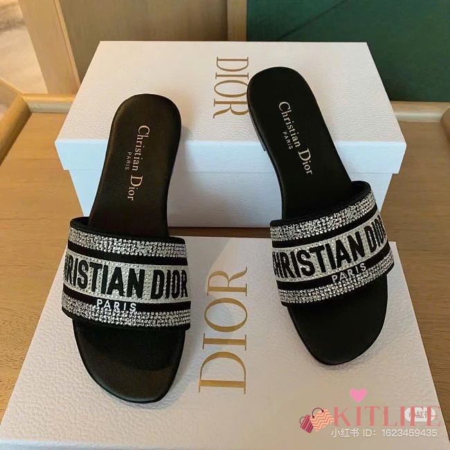 Kitlife Dior slides Black - 1