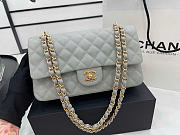 Kitlife Chanel flap bag gray gold hardware - 25cm - 1