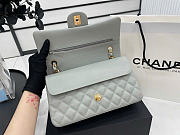 Kitlife Chanel flap bag gray gold hardware - 25cm - 2