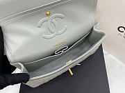 Kitlife Chanel flap bag gray gold hardware - 25cm - 3