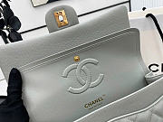 Kitlife Chanel flap bag gray gold hardware - 25cm - 6