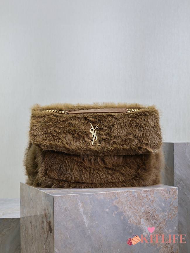 kitlife YSL NIKI medium in shearling bag - 47×34×16cm - 1