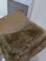 kitlife YSL NIKI medium in shearling bag - 47×34×16cm - 4